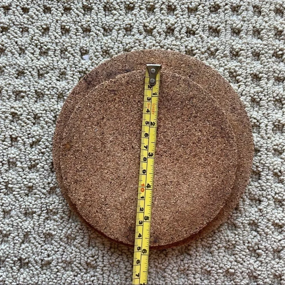 Set of 2  Cork Trivets